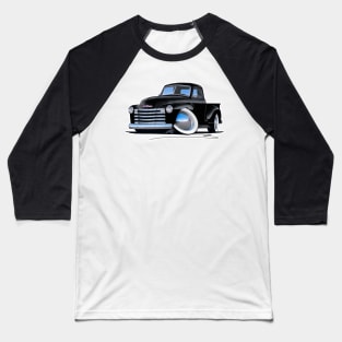 Chevy 3100 Pick-Up Black Baseball T-Shirt